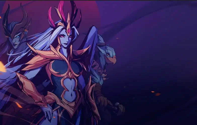 DOTA2紫色魔法英雄
