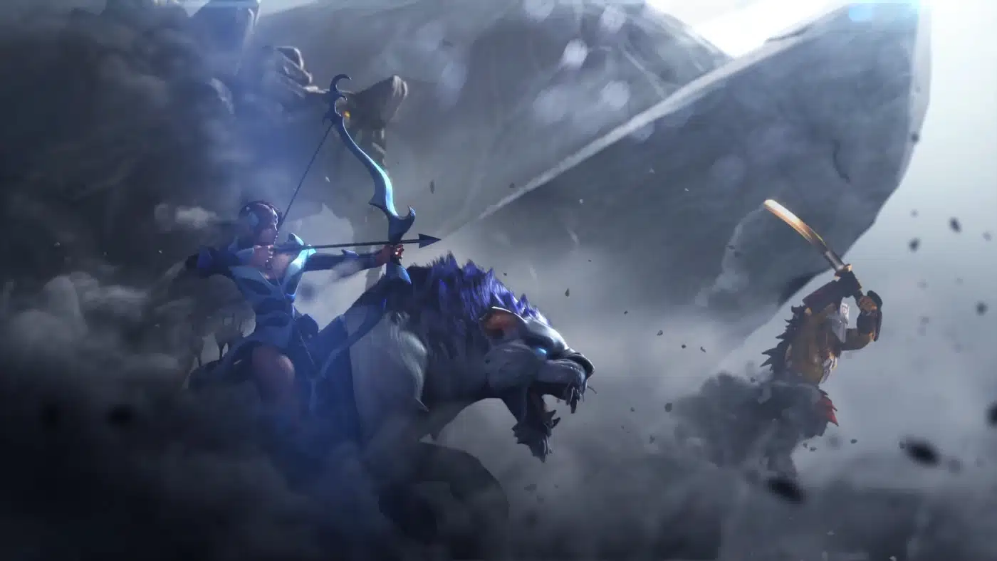 DOTA2骑乘英雄战斗